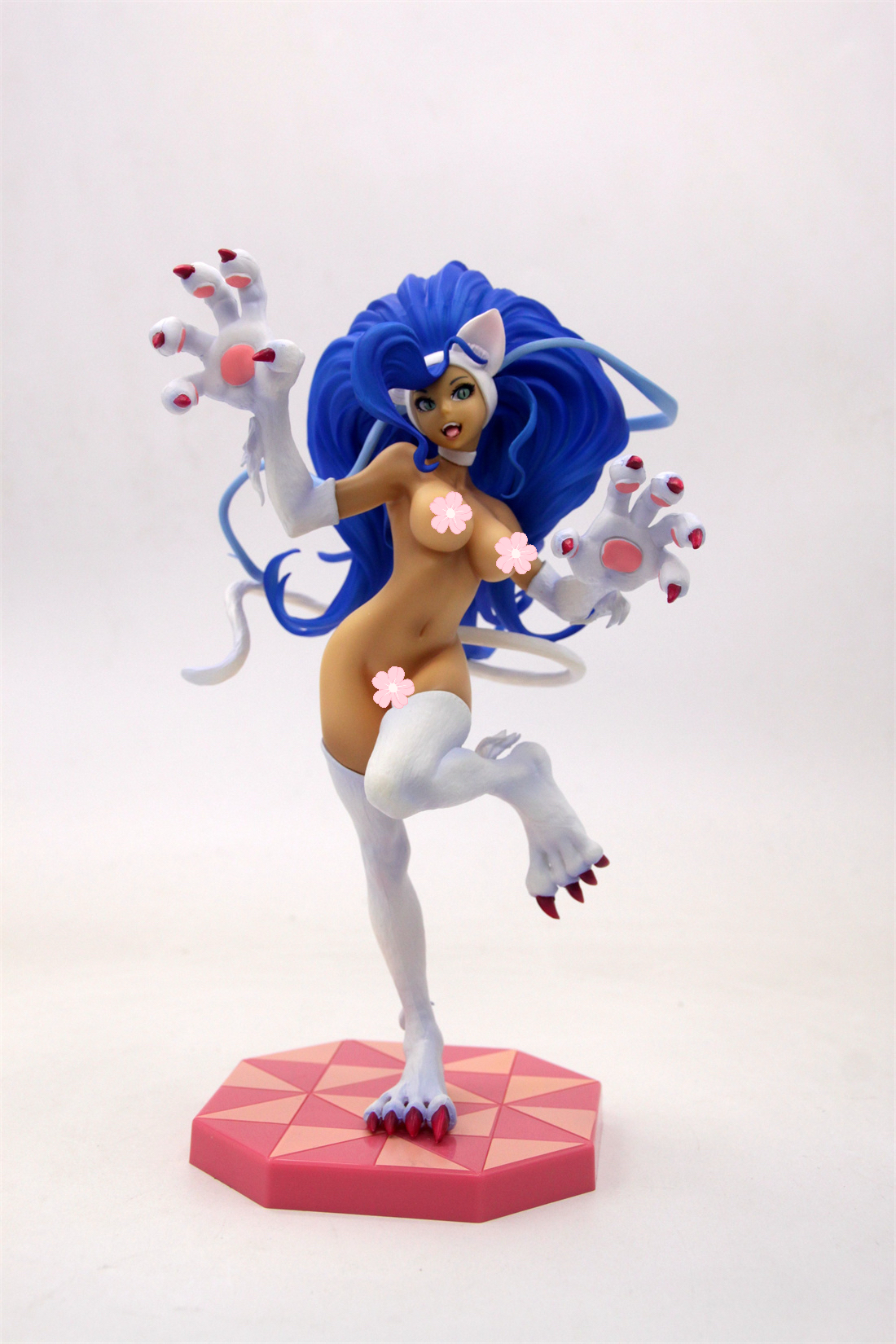 魔改造フィギュア購入 ヴァンパイア フェリシア セクシーアニメフィギュア 巨乳少女 露出した巨乳ホットガール 肉感少女 美少女フィギュア 1/7 完成品 