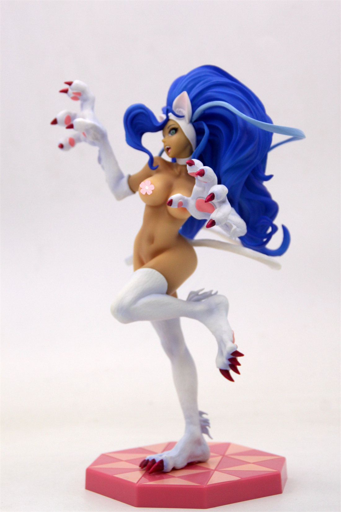 魔改造フィギュア購入 ヴァンパイア フェリシア セクシーアニメフィギュア 巨乳少女 露出した巨乳ホットガール 肉感少女 美少女フィギュア 1/7 完成品 